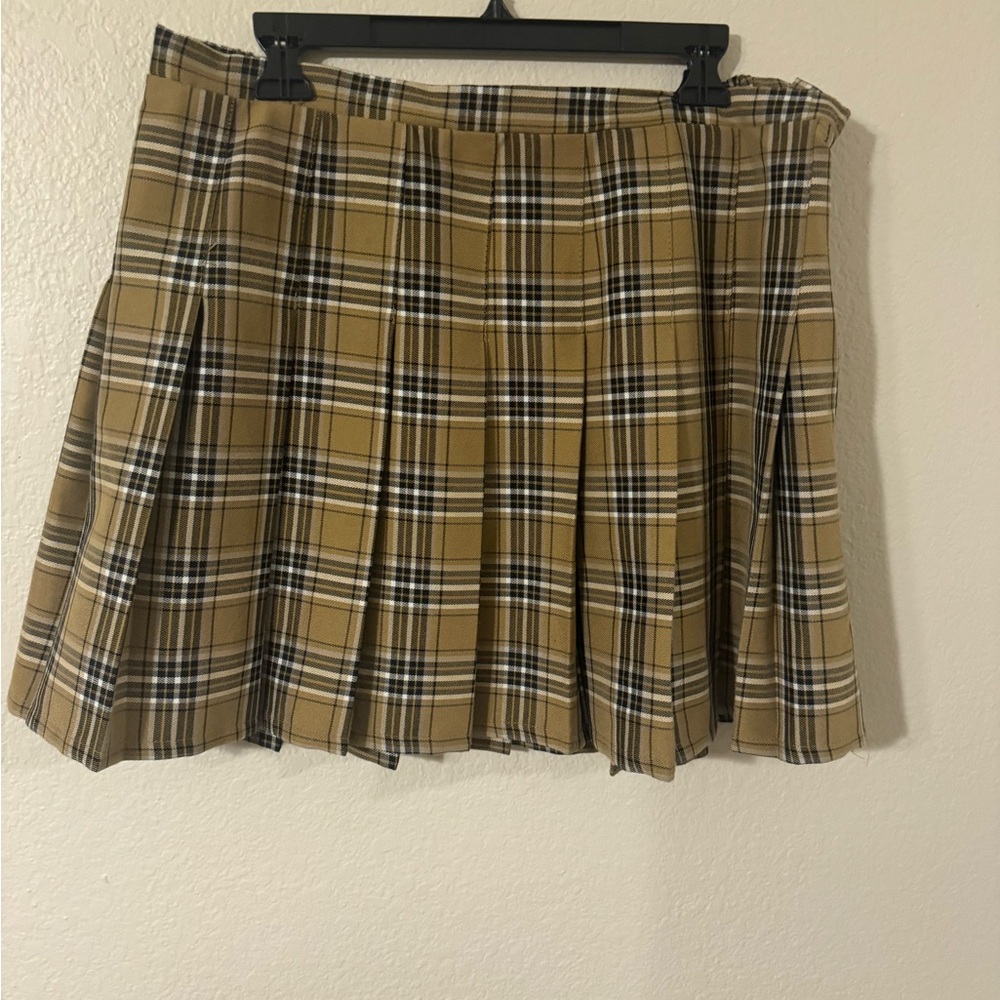 Wild Fable Paid Pleated Skirt